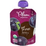 Plum Organics Prunes Organic Baby Food 3.5 Oz