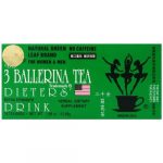 3 Ballerina Herbal Tea 30 Bags 1.88 Oz