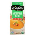 Imagine Organic Vegetable Broth Low Sodium 32 Fl Oz
