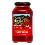 Natural Value Organic Portobello Mushroom Pasta Sauce 24 Oz