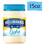 Hellmanns Light Mayonnaise 15 Oz