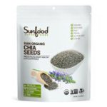 Sunfood Superfoods Raw Organic Chia Seeds 16 Oz
