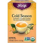 Yogi Organic Cold Season Herbal Tea 16 Bags 1.12 Oz