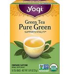 Yogi Organic Green Tea Pure Green Herbal Tea 16 Bags 1.09 Oz