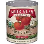 Muir Glen Organic Tomato Sauce Chunky 28 Oz