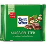 Ritter Sport Nuss Splitter Chocolate 3.5 Oz