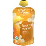 Plum Organics Pumpkin & Banana Organic Baby Food 4 Oz