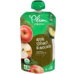Plum Organics Apple Spinach And Avocado Organic Baby Food 3.5 Oz