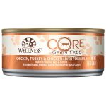 Wellness Cat Food Core Grain Free Smooth Chicken Turkey Chicken Liver Recipe 5.5 Oz