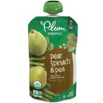Plum Organics Spinach Peas & Pear Organic Baby Food 4 Oz
