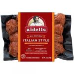 Aidells All Natural Italian Style With Mozzarella Cheese Chicken Meatballs 12 Oz