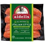 Aidells All Natural Italian Style With Mozzarella Cheese Chicken Sausage 12 Oz