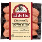 Aidells All Natural Roasted Garlic & Gruyere Cheese Chicken Sausage12 Oz