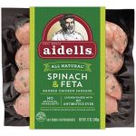 Aidells All Natural Spinach & Feta Smoked Chicken Sausage 12 Oz