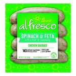 Al Fresco Spinach & Feta With A Hint Of Rosemary Chicken Sausage 11 Oz
