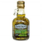 Fratelli Mantova Grand Aroma Flavored Extra Virgin Olive Oil Basil 8.5 Fl Oz