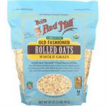 Bobs Red Mill Old Organic Fashioned Rolled Oats Whole Grain 32 Oz