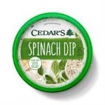 Cedars Spinach Dip 12 Oz