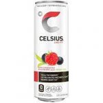 Celsius Sparkling Energy Drink Raspberry Acai Green Tea 12 Fl Oz