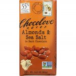 Chocolove 55% Cocoa Almond And Sea Salt In Dark Chocolate 3.2 Oz
