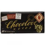 Chocolove 70% Cocoa Strong Dark Chocolate 3.2 Oz
