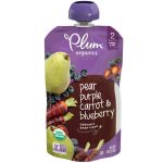 Plum Organics Blueberry Pear & Purple Carrot Organic Baby Food 4 Oz