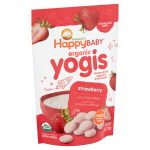 Happy Baby Organics Strawberry Yogurt Snack 1 Oz