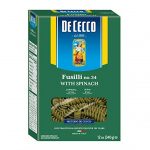 De Cecco Pasta Fusilli With Spinach 12 Oz
