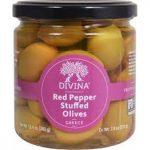 Divina Red Pepper Stuffed Olives 13.4 Oz