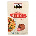Explore Cuisine Organic Red Lentil Pasta Penne 8 Oz