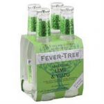 Fever Tree Lime Yuzu Sparkling Water 4 Of Pack 6.8 Fl Oz