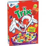 General Mills Mini Trix Fruity Sweetend Puffs Cereal 10.7 Oz