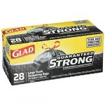 Glad Drawstring 30 Gallons Large Trash Bags