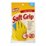 Handi Works Soft Grip Latex Gloves Large