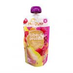 Happy Tot Organics Fiber & Protein Pear Raspberry Butternut Squash & Carrot 4 Oz