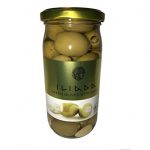 Iliada Green Olives With Garlic 13 Oz