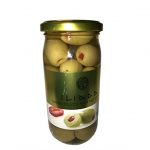 Iliada Green Olives With Red Peppers 13 Oz