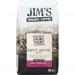Jims Organic Coffee Happy House Roast Light Blend 12 Oz
