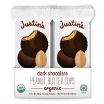 Justins Organic Chocolate Dark Peanut Butter Cups 1.4 Oz