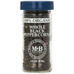 Morton And Bassett Organic Whole Black Peppercorns 2 Oz