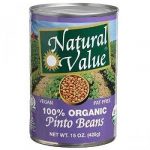 Natural Value Organic Pinto Beans 15 Oz