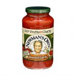 Newmans Own Roasted Garlic Pasta Sauce 8 Oz