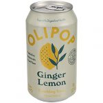Olipop Sparkling Tonic Drink Ginger Lemon 12 Fl Oz
