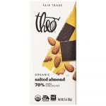 Theo Organic 70% Dark Chocolate Fair Trade Cherry Almond 3 Oz