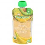 Happy Baby Organics Banana Pineapple Avocado And Granola 4 Oz