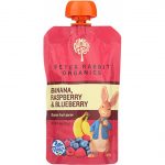 Pumpkin Tree Peter Rabbit Organics Raspberry Banana & Blueberry 4 Oz