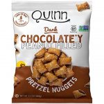 Quinn Dark Chocolate Peanut Butter Filled Pretzels Nuggets 6.5 Oz