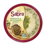 Sabra Spinach & Artichoke Hummus 10 Oz