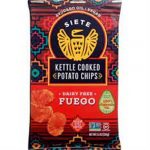 Siete Kettle Fuego Cooked Potato Chips 5.5 Oz