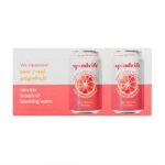 Spindrift Grapefruit Sparkling Water 8 of Pack16 Fl Oz